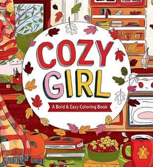 Cozy Girl Coloring Book Bold and Easy For Sale