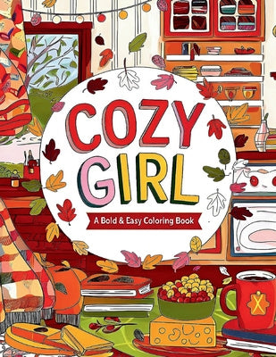 Cozy Girl Coloring Book Bold and Easy For Sale