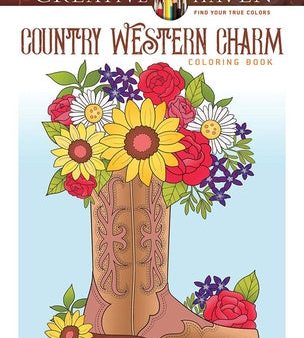 Creative Haven Country Western Charm Coloring Book Online now