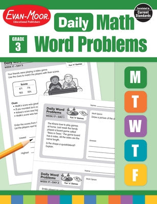 Daily Word Problems Math, Grade 3 Teacher Edition Hot on Sale