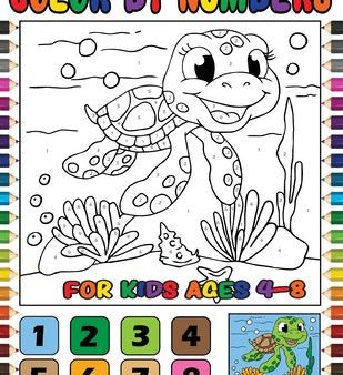 Color by Numbers for Kids Ages 4-8: Cute Animals Color by Number Supply