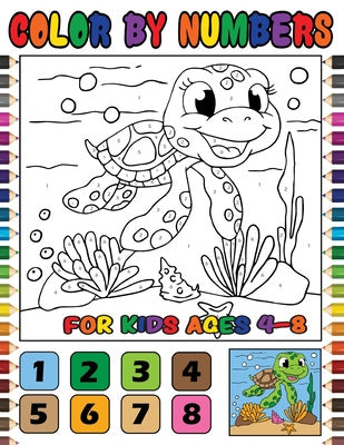 Color by Numbers for Kids Ages 4-8: Cute Animals Color by Number Supply