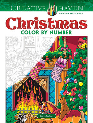 Creative Haven Christmas Color by Number Cheap