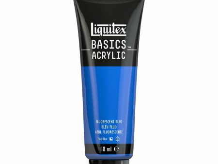 Akryyliväri 118ml 984 Fluorescent Blue Liquitex Basics Acrylic Discount